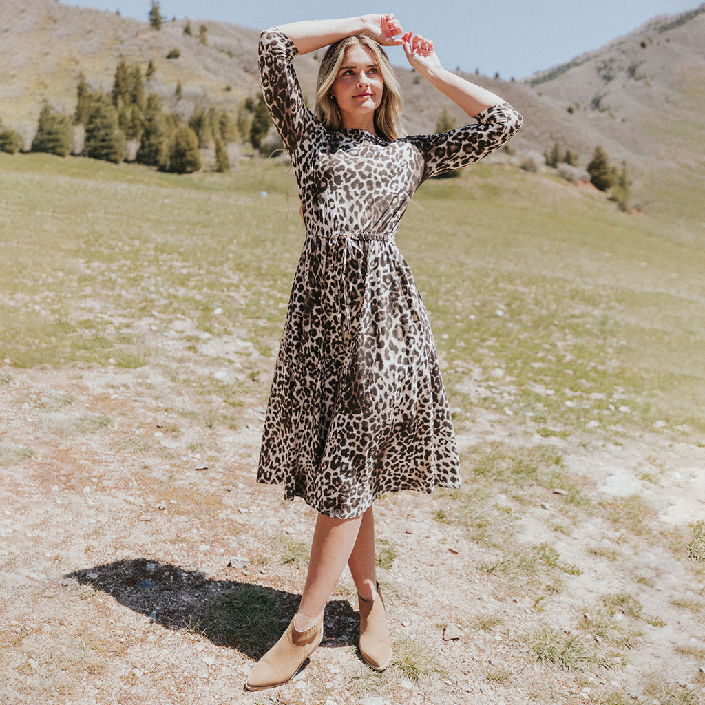 Lyla Dress (Leopard) – The Casual Company